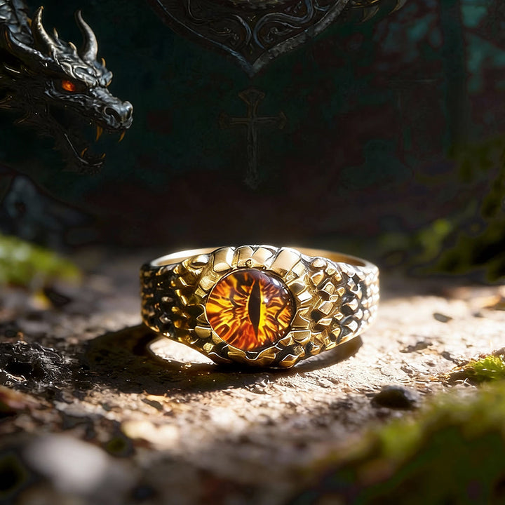 FREE Today: Blazing Dragon Eye Scales Adjustable Ring - Brown - image 8