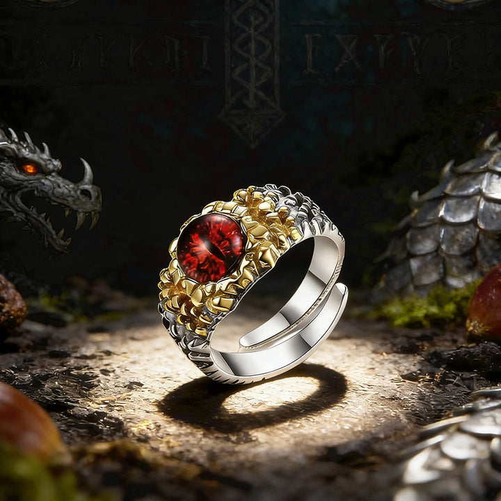 FREE Today: Blazing Dragon Eye Scales Adjustable Ring - image 3