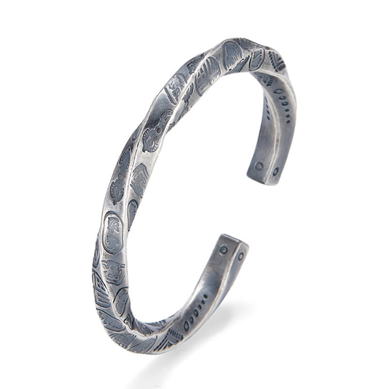 WorldNorse 999 Sterling Silver Engraved Coin Bracelet - image 4