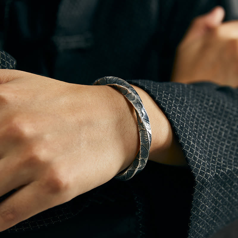 WorldNorse 999 Sterling Silver Engraved Coin Bracelet - image 5