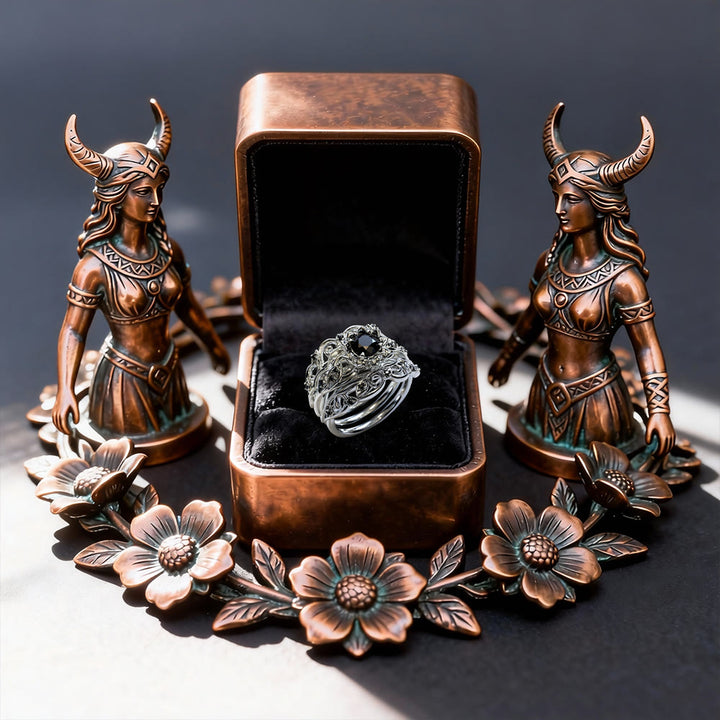 FREE Today: Hel's Night Bloom Folral Ring Set - image 4