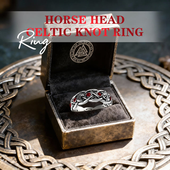 FREE Today: Horse Head Celtic Knot Ring - image 2