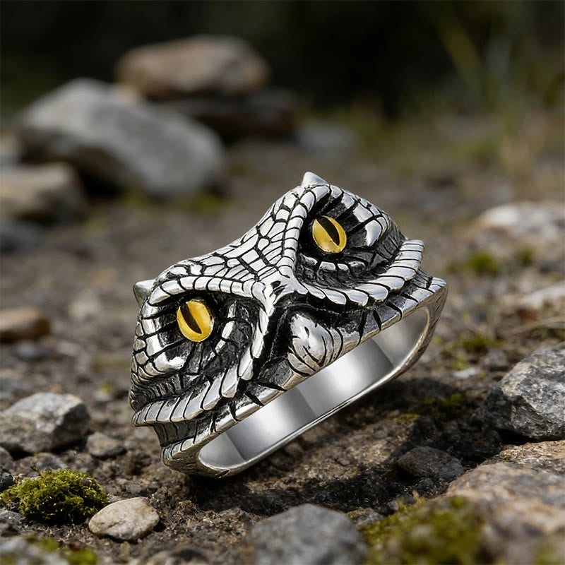  FREE Today: Veiled Serpent Scale Gilded Eye Ring - image 2