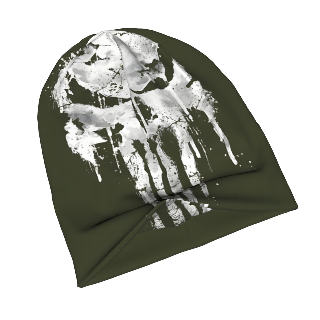 WorldNorse Distressed Skull Tribal Beanie - image 9