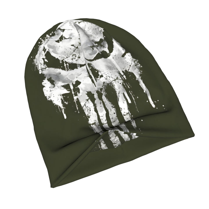 WorldNorse Distressed Skull Tribal Beanie - image 9
