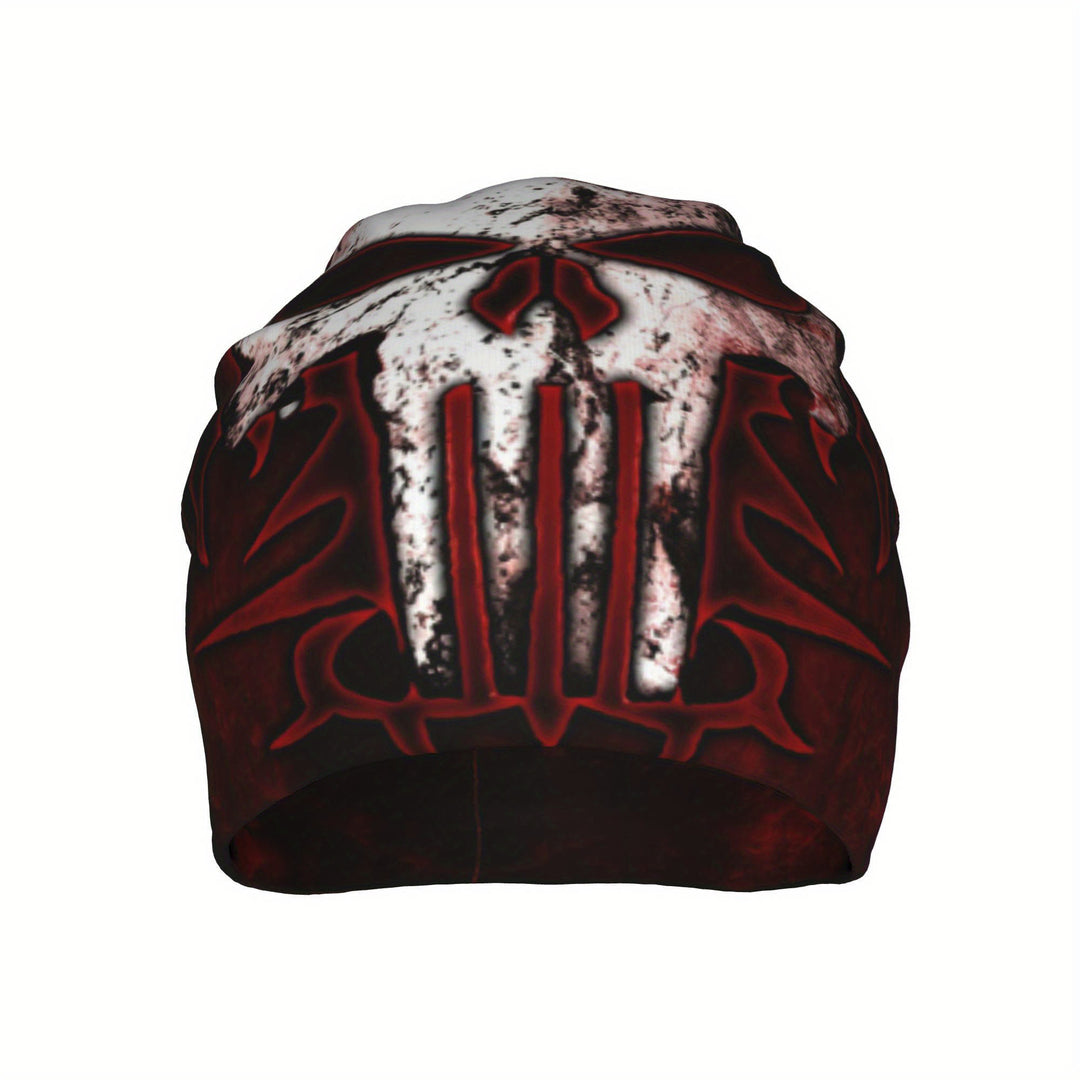 WorldNorse Distressed Skull Tribal Beanie - image 5