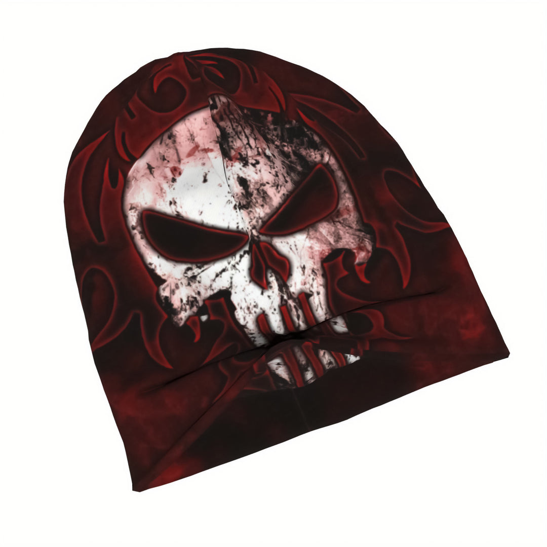 WorldNorse Distressed Skull Tribal Beanie - image 2