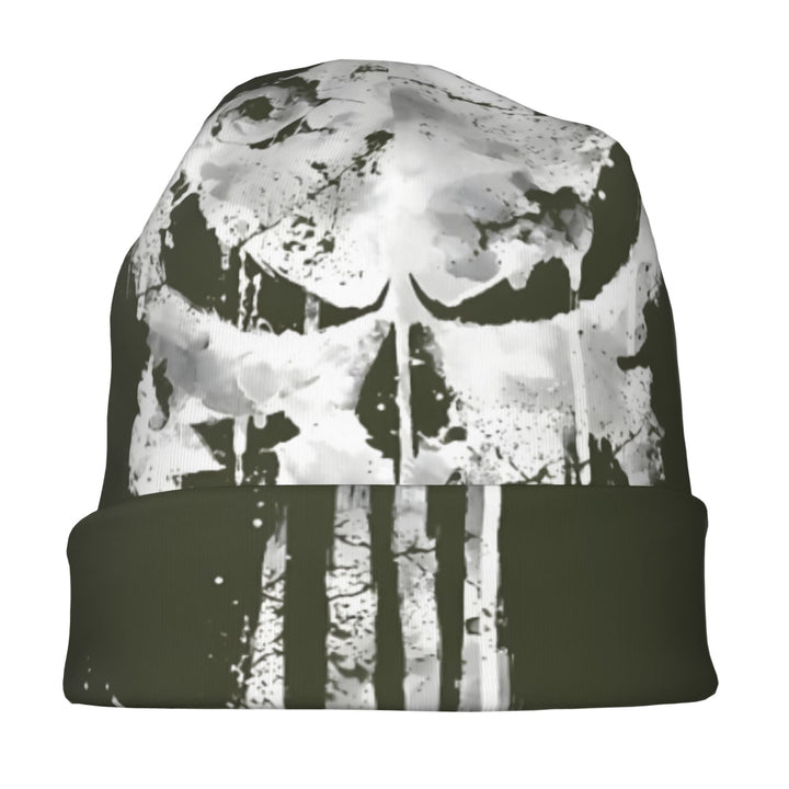 WorldNorse Distressed Skull Tribal Beanie - image 8