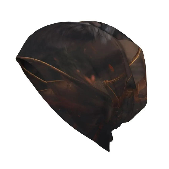 WorldNorse Earthy Wolf Woodweave Beanie - image 4