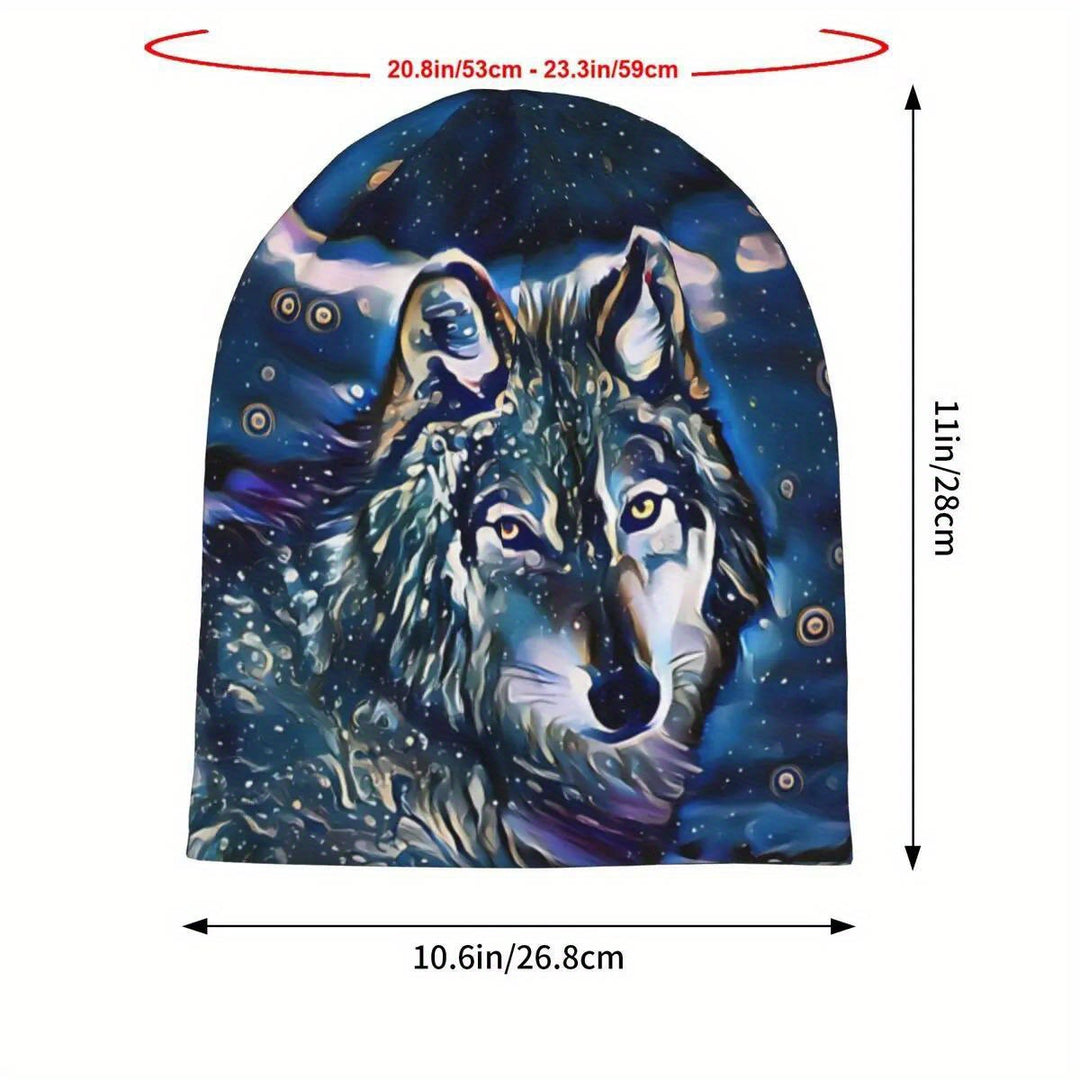WorldNorse Nebula Wolf Celestial Weave Beanie - image 6