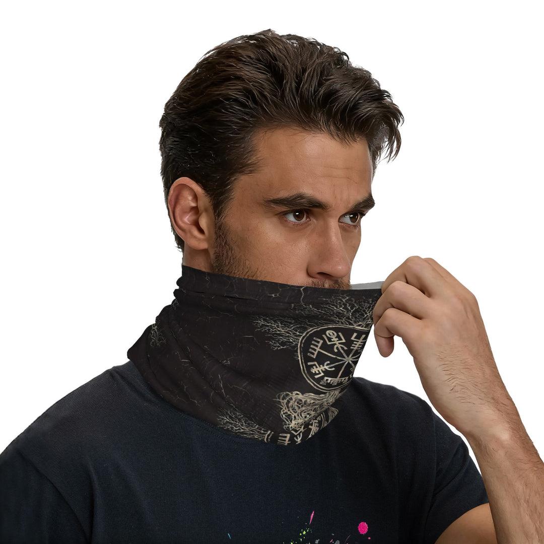 WorldNorse Yggdrasil Vegvisir Root Face Mask & Neck Gaiter - image 4