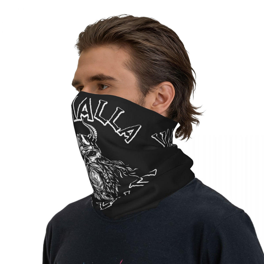 WorldNorse Viking Axe Skull Helm Face Mask & Neck Gaiter - 24 x 43 cm - image 0