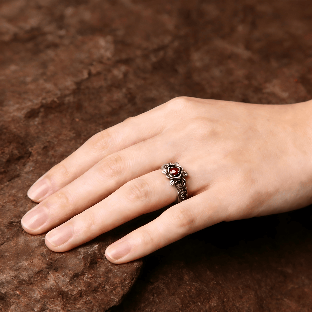  FREE Today: Crimson Rose Wreath Ring - image 1