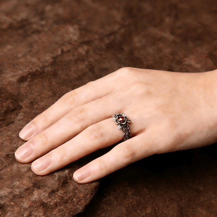  FREE Today: Crimson Rose Wreath Ring - image 1