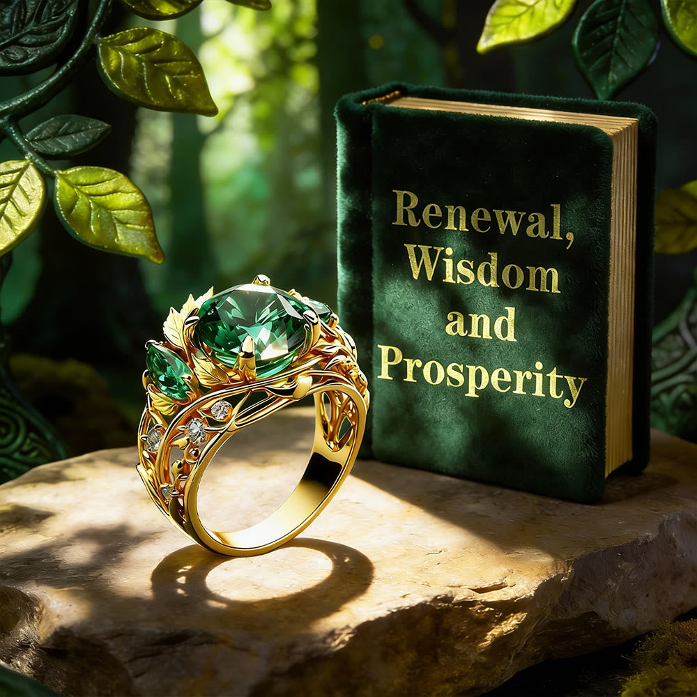 FREE Today: Yggdrasil Emerald Leaf Ring - image 3