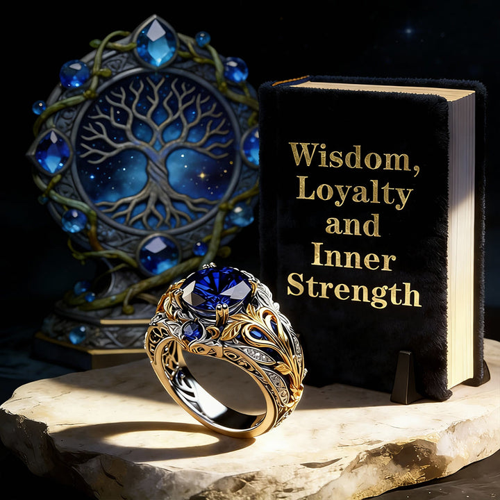 FREE Today: Royal Blue Sapphire Vine Ring - image 3