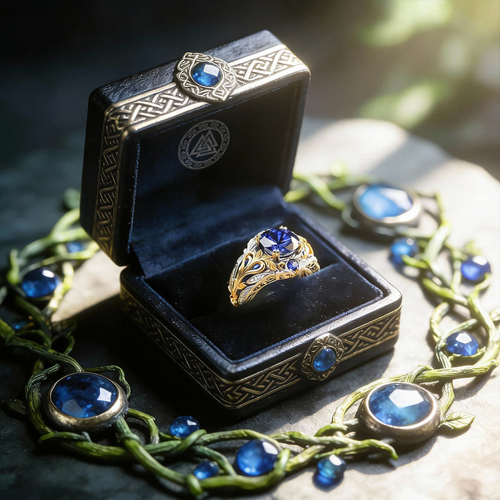 FREE Today: Royal Blue Sapphire Vine Ring - image 4