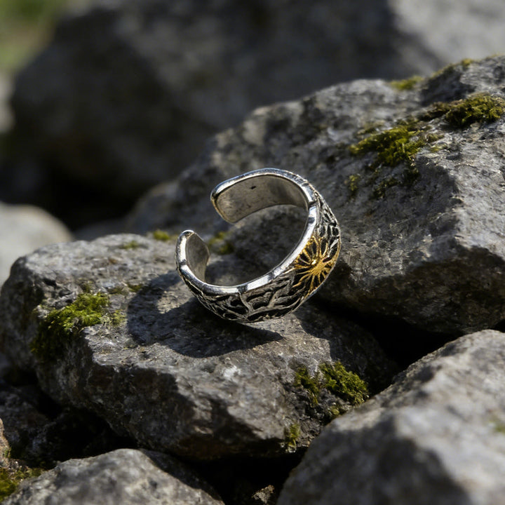 WorldNorse Wrought Sun Tangled Thorne Ring - image 6