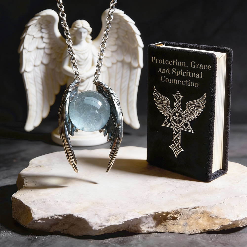 FREE Today: Angel Wings Crystal Pendant Necklace - image 3