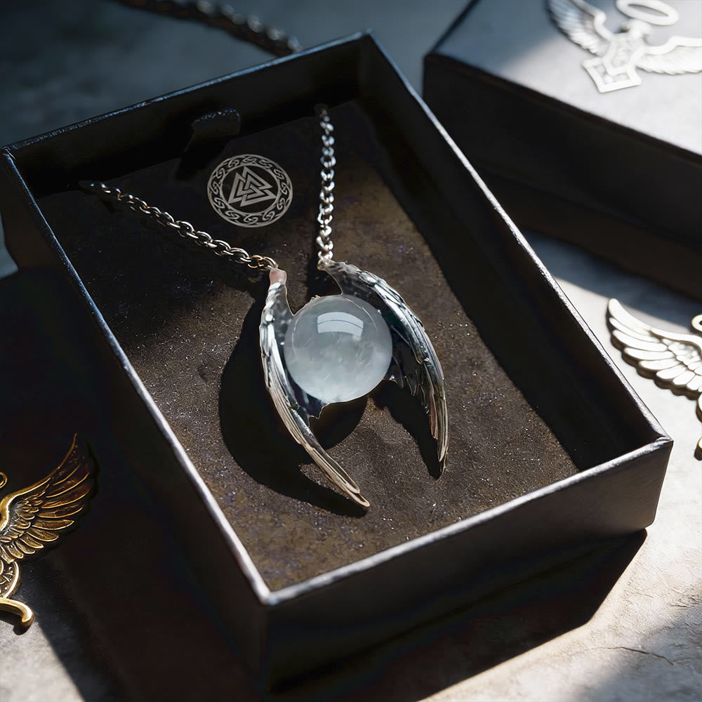 FREE Today: Angel Wings Crystal Pendant Necklace - image 4