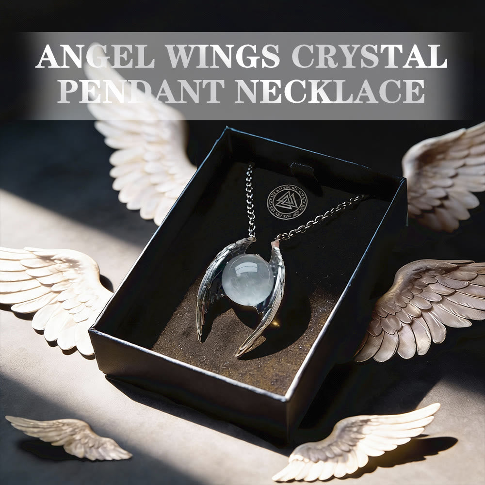 FREE Today: Angel Wings Crystal Pendant Necklace - image 2