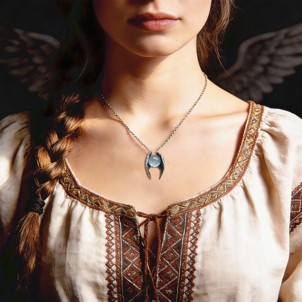 FREE Today: Angel Wings Crystal Pendant Necklace - image 1