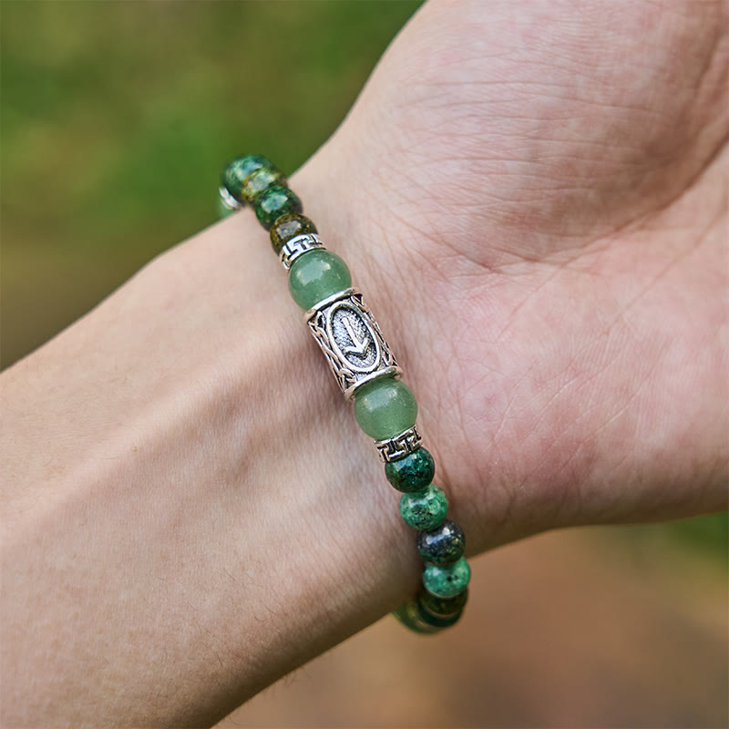 WorldNorse Rune Chromatic Crystal Beaded Bracelet - image 1