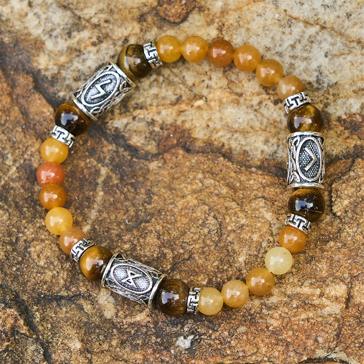 WorldNorse Rune Chromatic Crystal Beaded Bracelet - image 6
