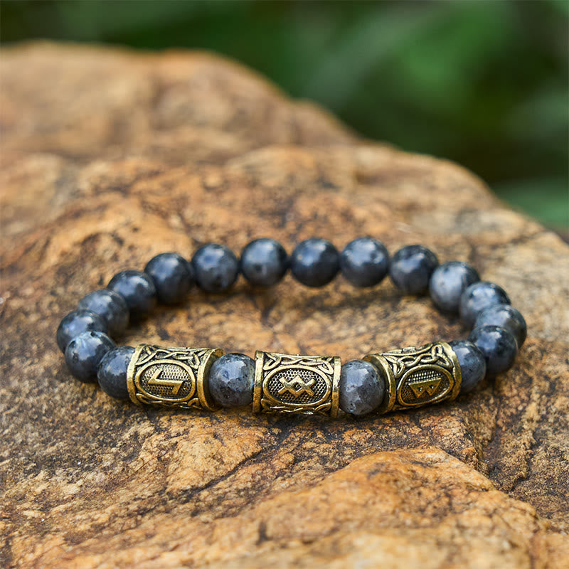 WorldNorse Heterochromatic Assorted Crystal Beaded Bracelet - Labradorite - image 12