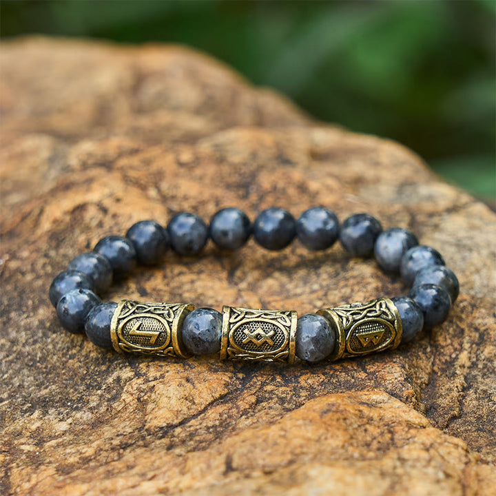 WorldNorse Heterochromatic Assorted Crystal Beaded Bracelet - Labradorite - image 12