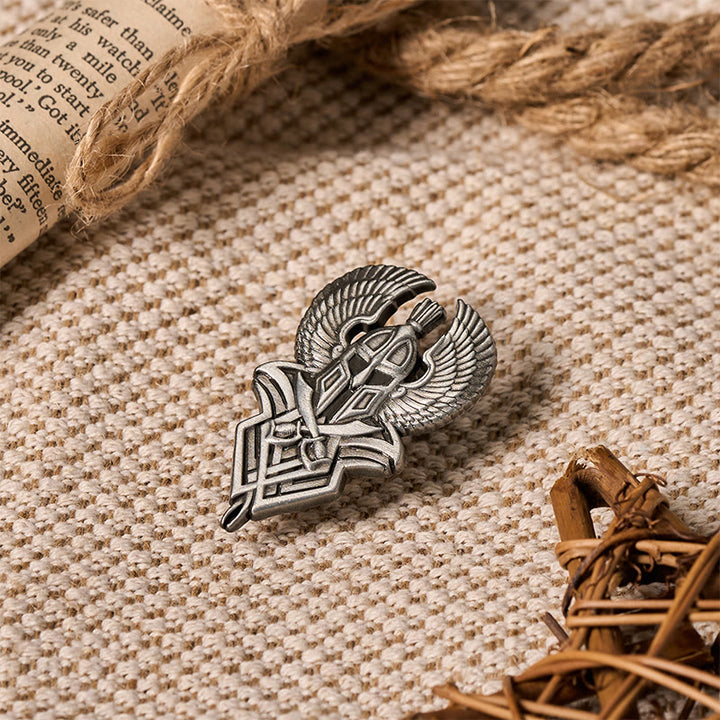 WorldNorse Winged Helm Crest Brooch - image 6