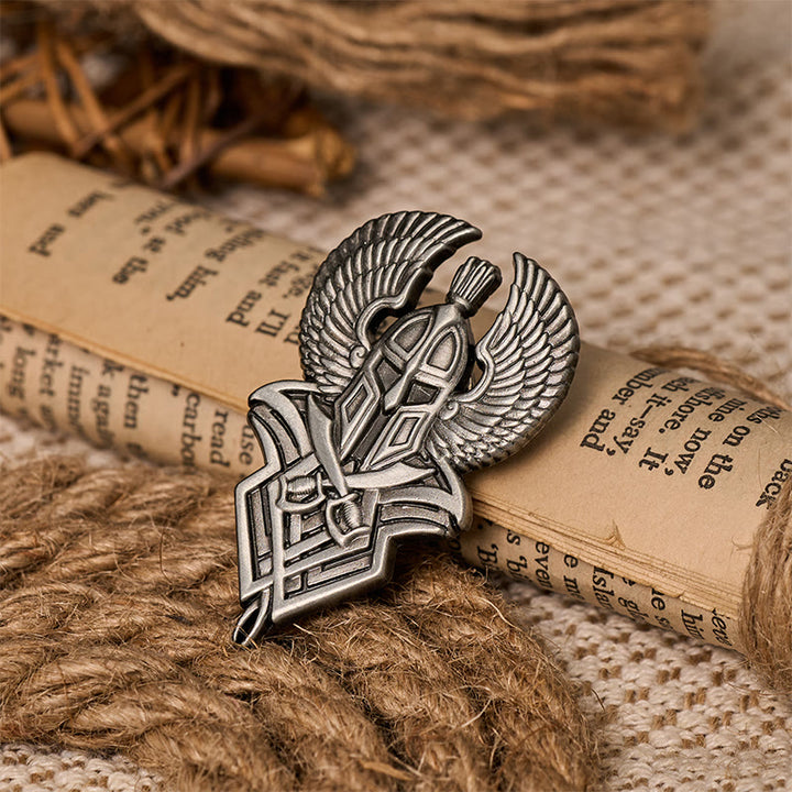 WorldNorse Winged Helm Crest Brooch - image 5