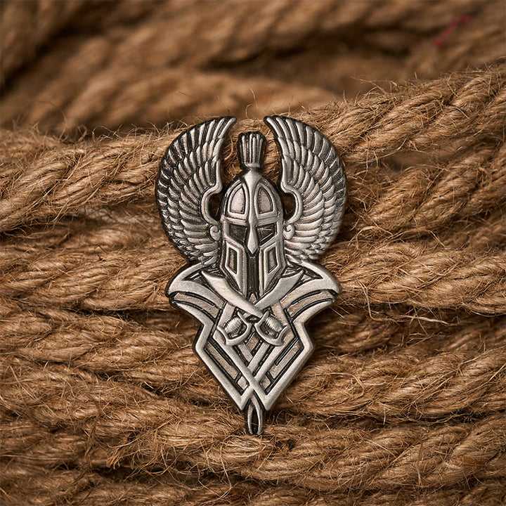 WorldNorse Winged Helm Crest Brooch - image 2