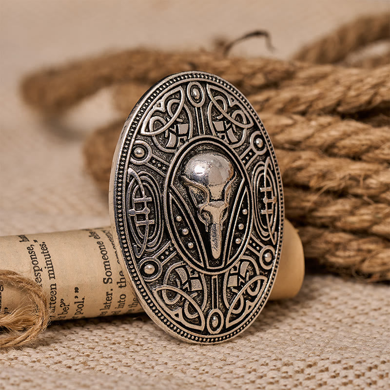 WorldNorse Beast Skull Knotwork Brooch - image 4