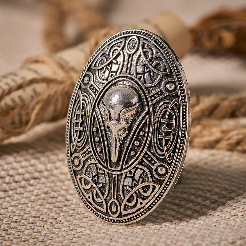 WorldNorse Beast Skull Knotwork Brooch - image 3