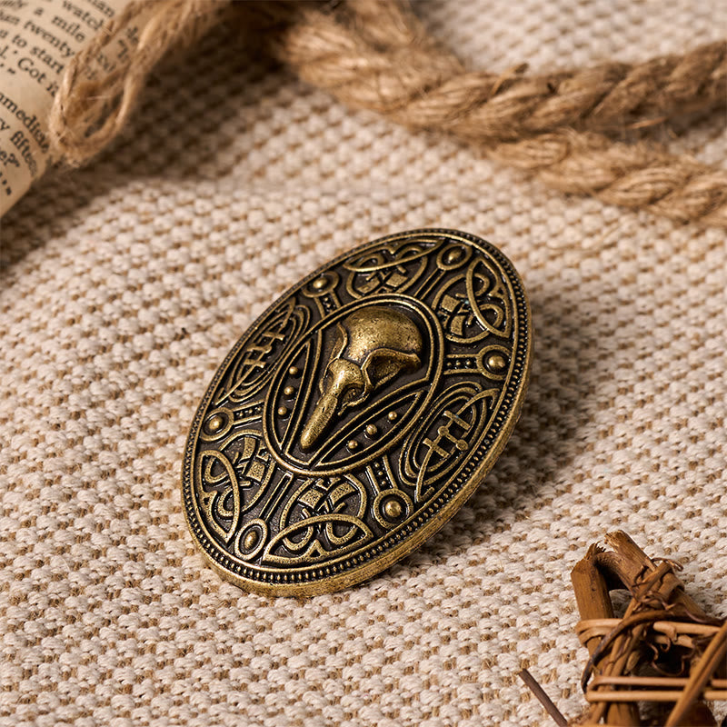 WorldNorse Beast Skull Knotwork Brooch - image 13