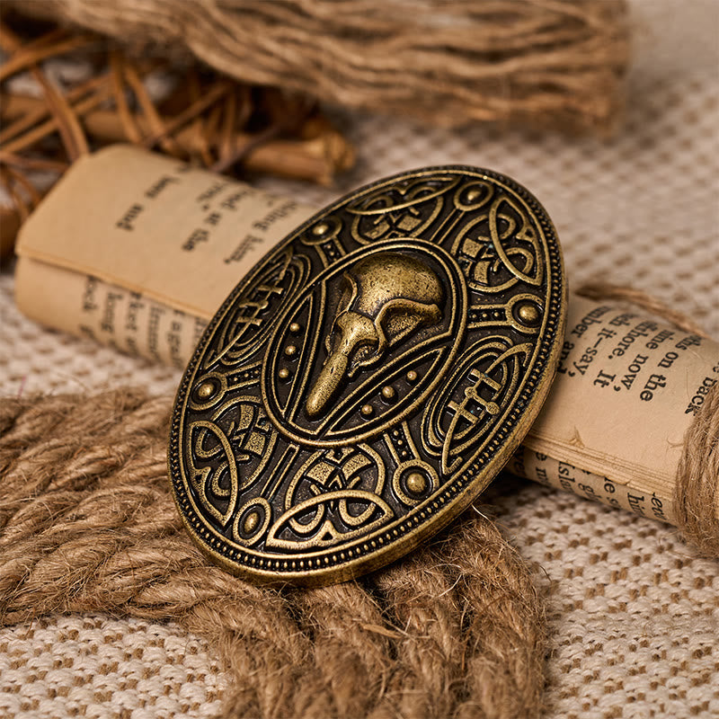 WorldNorse Beast Skull Knotwork Brooch - image 12