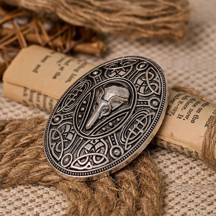 WorldNorse Beast Skull Knotwork Brooch - image 5