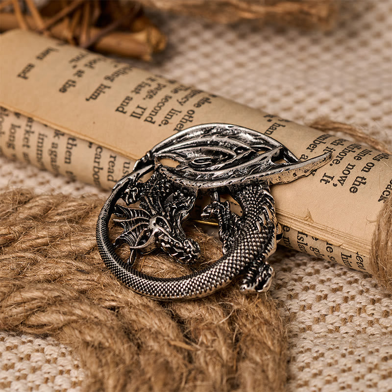 WorldNorse Wyrm Norse Dragon Wing Brooch - image 5