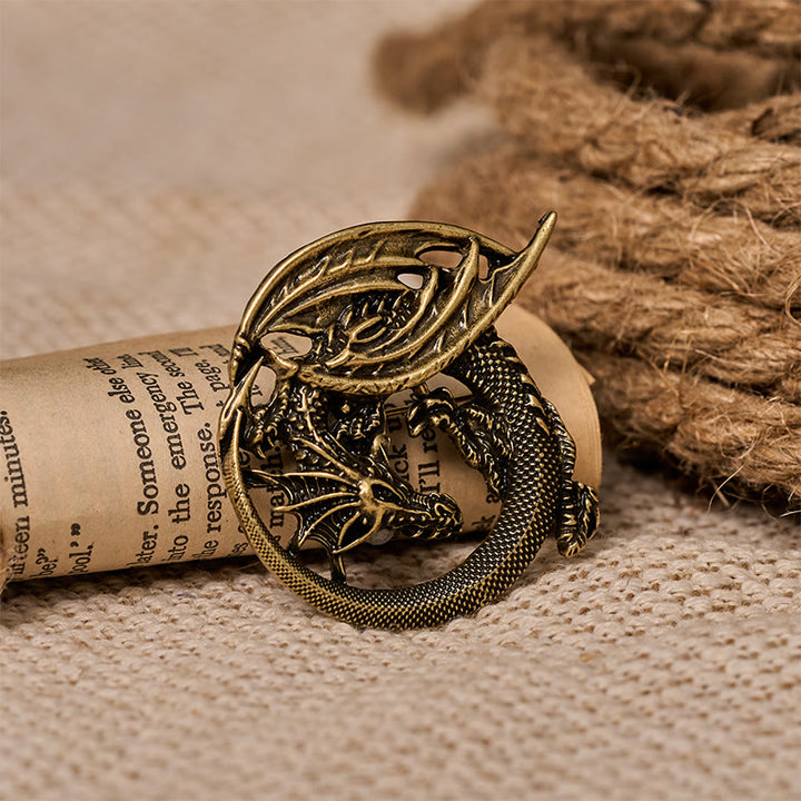 WorldNorse Wyrm Norse Dragon Wing Brooch - image 11