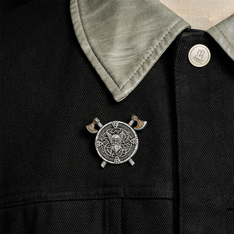 WorldNorse Warrior Viking Axe Brooch - image 1