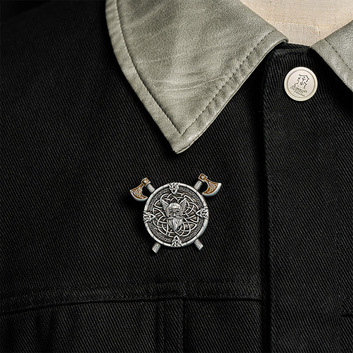 WorldNorse Warrior Viking Axe Brooch - image 1
