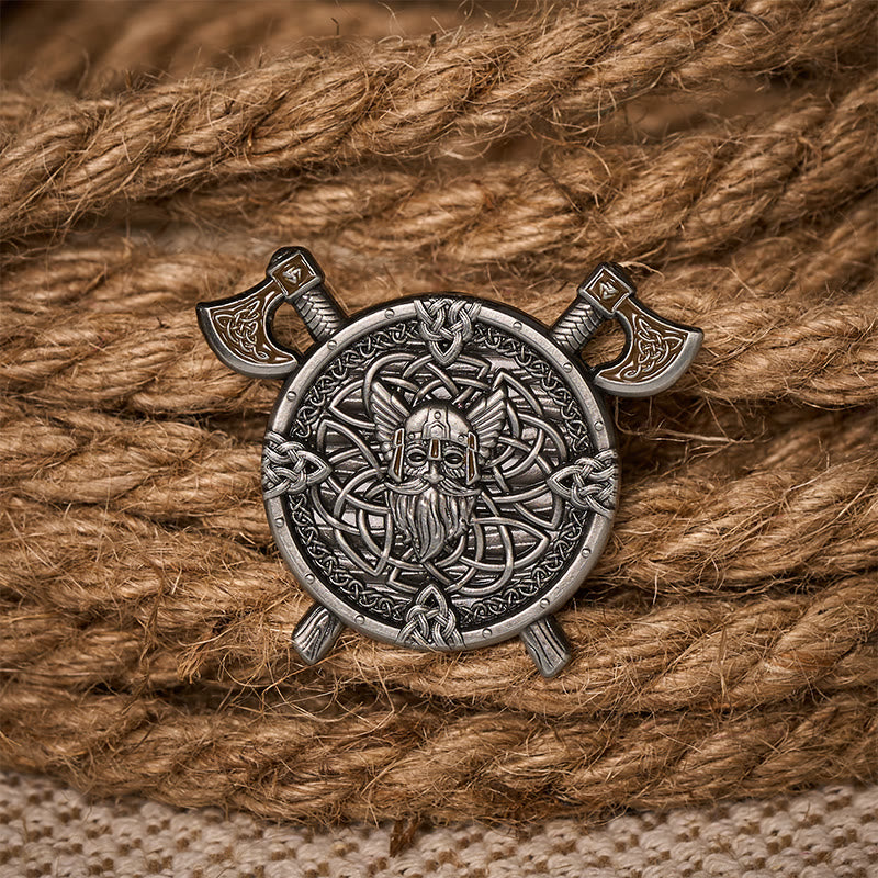 WorldNorse Warrior Viking Axe Brooch - image 2