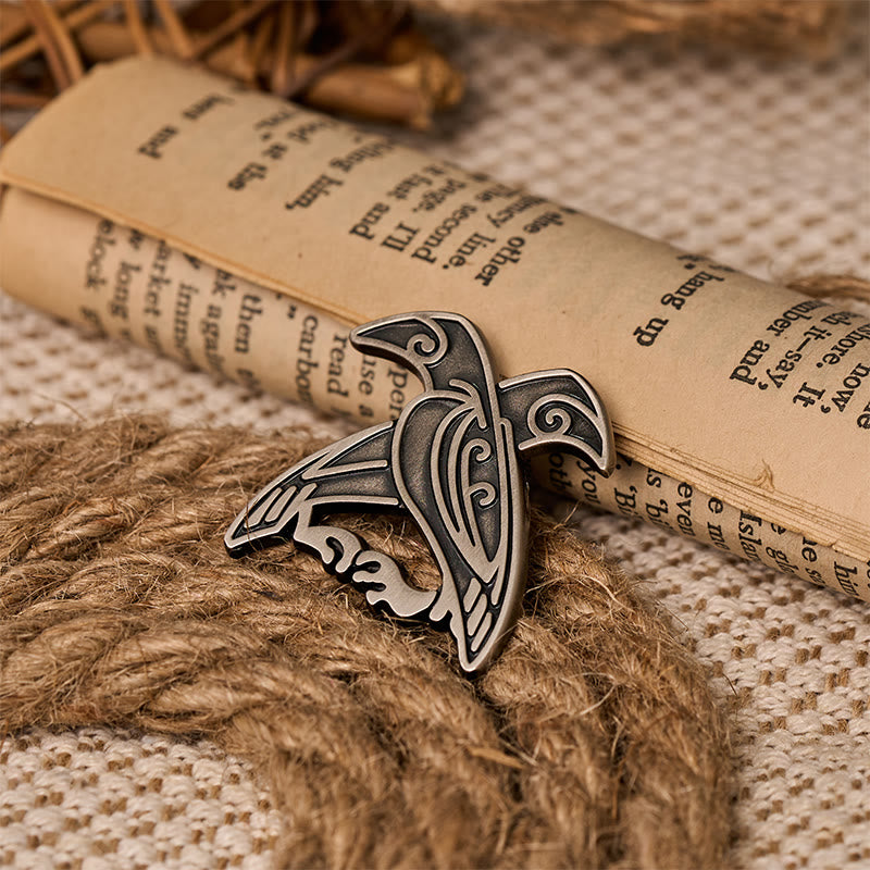 WorldNorse Hugin And Munin Weave Brooch - image 5