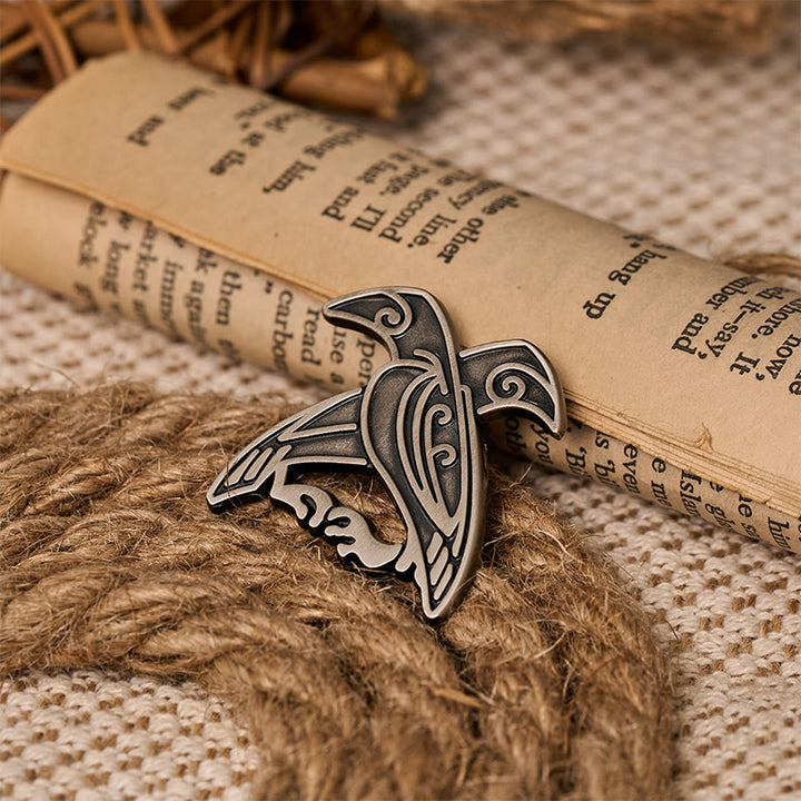 WorldNorse Hugin And Munin Weave Brooch - image 5