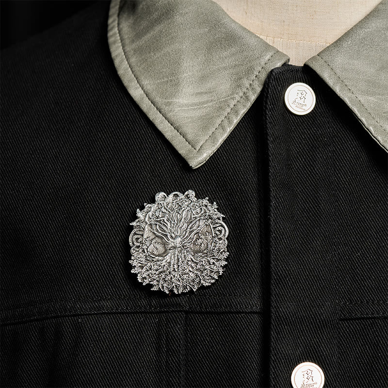 WorldNorse Gnarled Tree Of Life Brooch - image 1