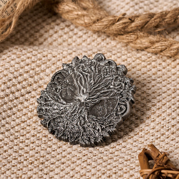 WorldNorse Gnarled Tree Of Life Brooch - image 6