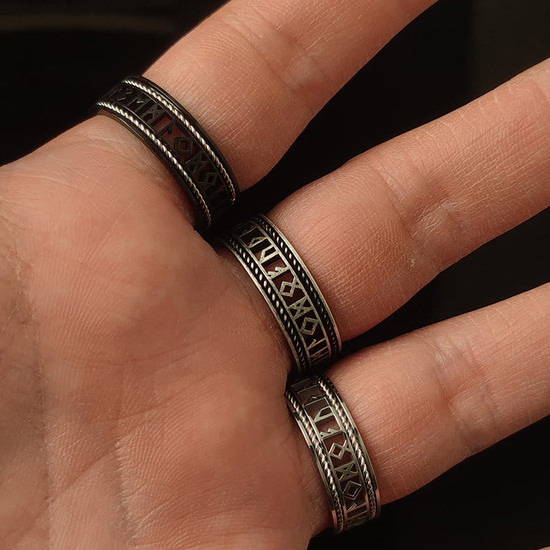 WorldNorse Forged Rune Filigree Ring - image 10