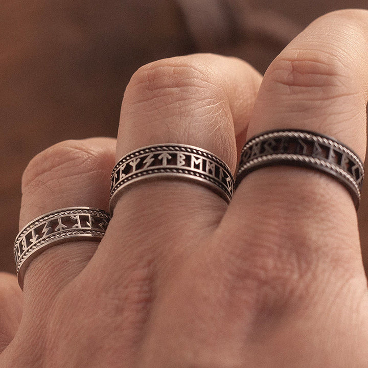 WorldNorse Forged Rune Filigree Ring - image 9