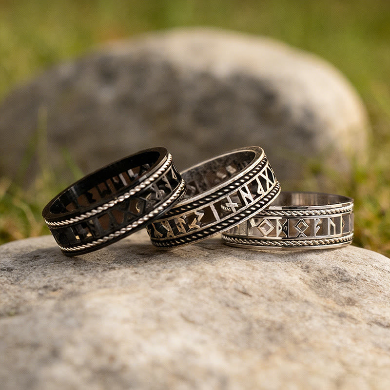WorldNorse Forged Rune Filigree Ring - image 5